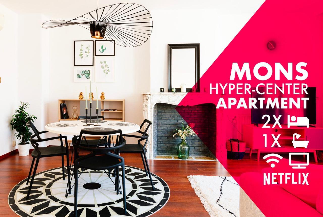 Luxury Apart' Mons City Center With Terrace Daire Dış mekan fotoğraf